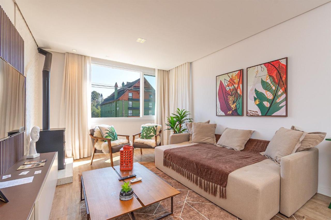 Apartamento excelente em Gramado - LUCK Exterior foto